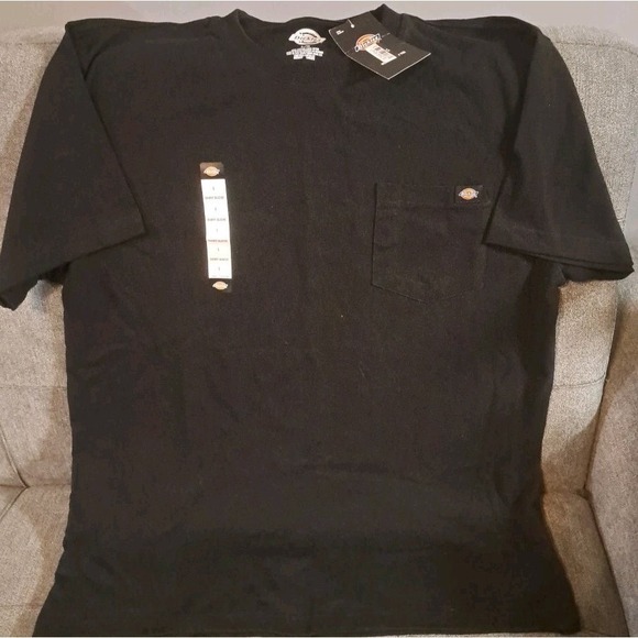 Dickies Other - Mens Lg Dickies Navy Short Sleeve Tee Shirt NWT 100% Cotton Workwear Normcore
